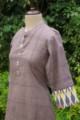 Image for South Cotton Ikat Kurta Side Closeup 1