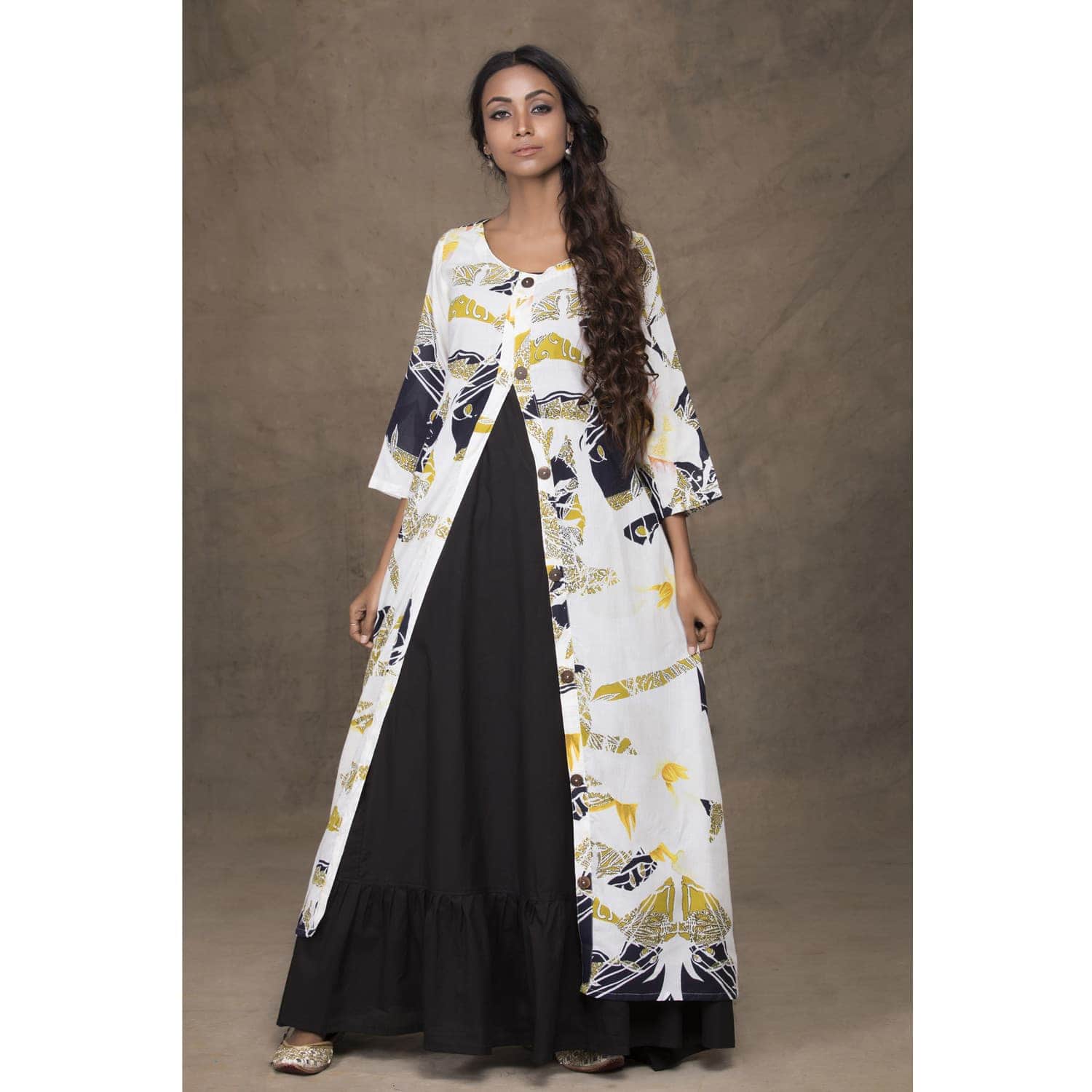 Image for Black Digital Print Dress Lookbook 2