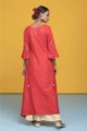 Image for Gotta Patti Tussar Kurta Back 2