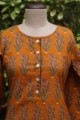 Image for Staight Fit Kurta Brown Kurta Close Up 1
