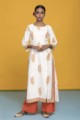 Image for White Orange Straight Fit Front 2