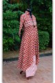 Image for Wa239a Maroon Cotton Kurta With Pants Side 2