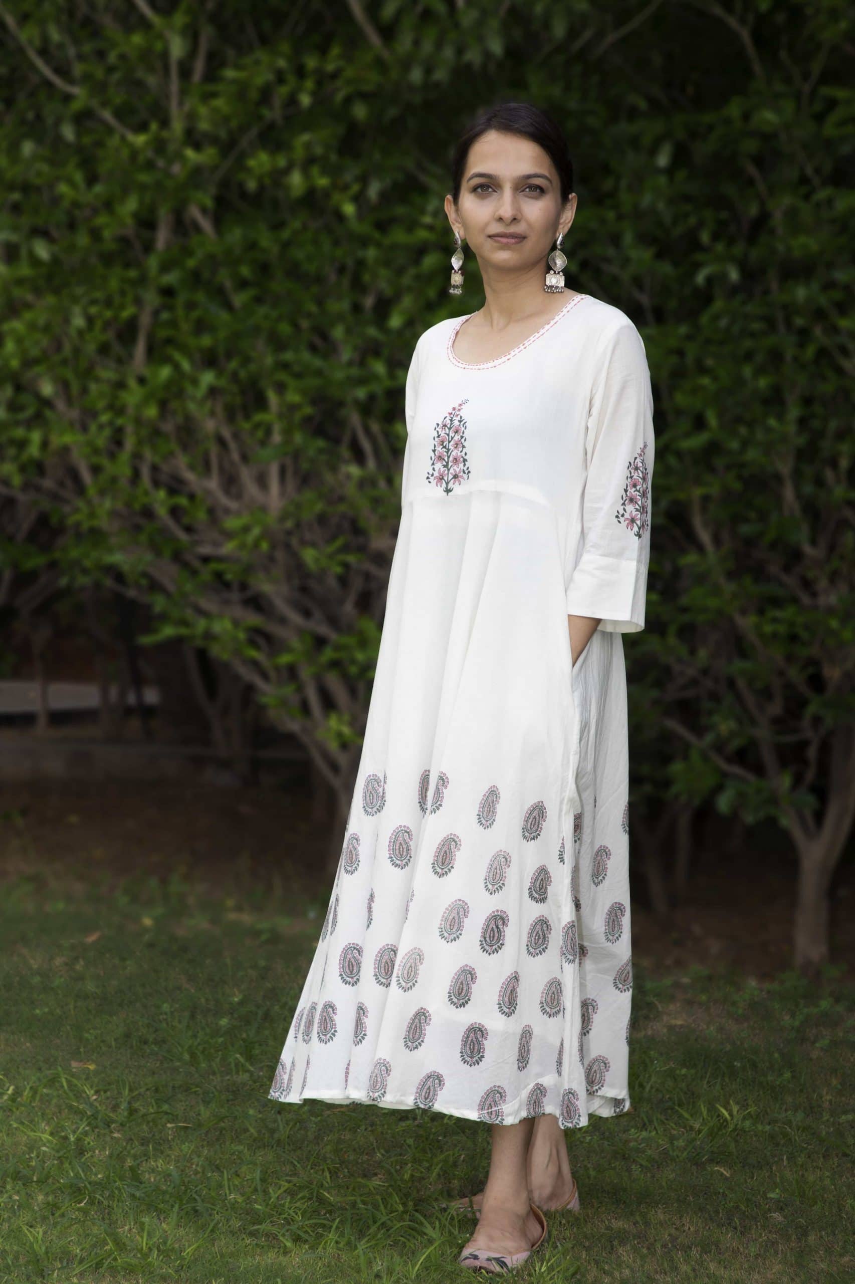 Image for Paisley Mid Length Dress 2 Scaled