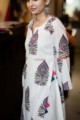 Image for Ws282 White Butta Doublelayer Dress 2