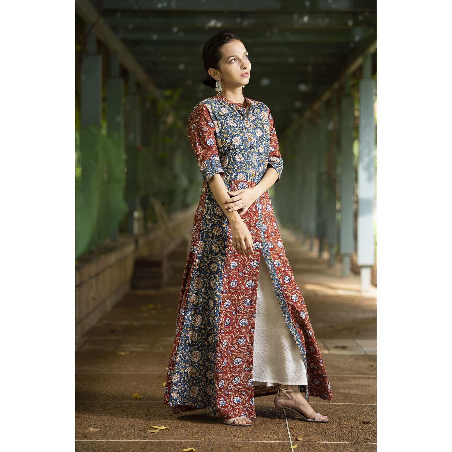 Image for Sr 24kalamkari Dress With Inner 2