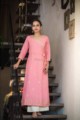 Image for Ws311 Pittan Gotta Work Pink Kurta Front