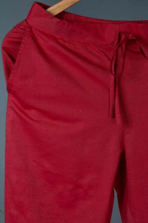 Image for Kusvaa Wsp01 Cotton Pants With Pocket Apricot Front