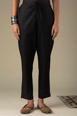 Image for Kusvaa Wsp01 Cotton Pants With Pocket Black Featured Newest