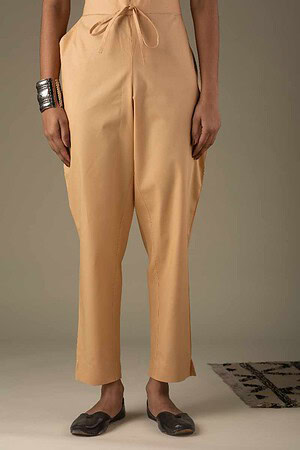 Image for Kusvaa Wsp01 Cotton Pants With Pocket Camel Featured Newest