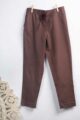 Image for Kusvaa Wsp01 Cotton Pants With Pocket D Brown Front New