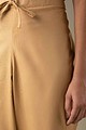 Image for Kusvaa Wsp01 Cotton Pants With Pocket Darkbeige Closeup Newest