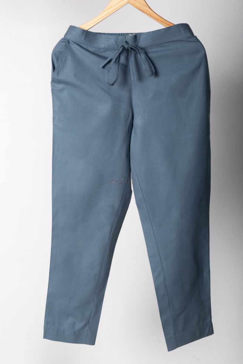 Image for Kusvaa Wsp01 Cotton Pants With Pocket Grey Featured Latest