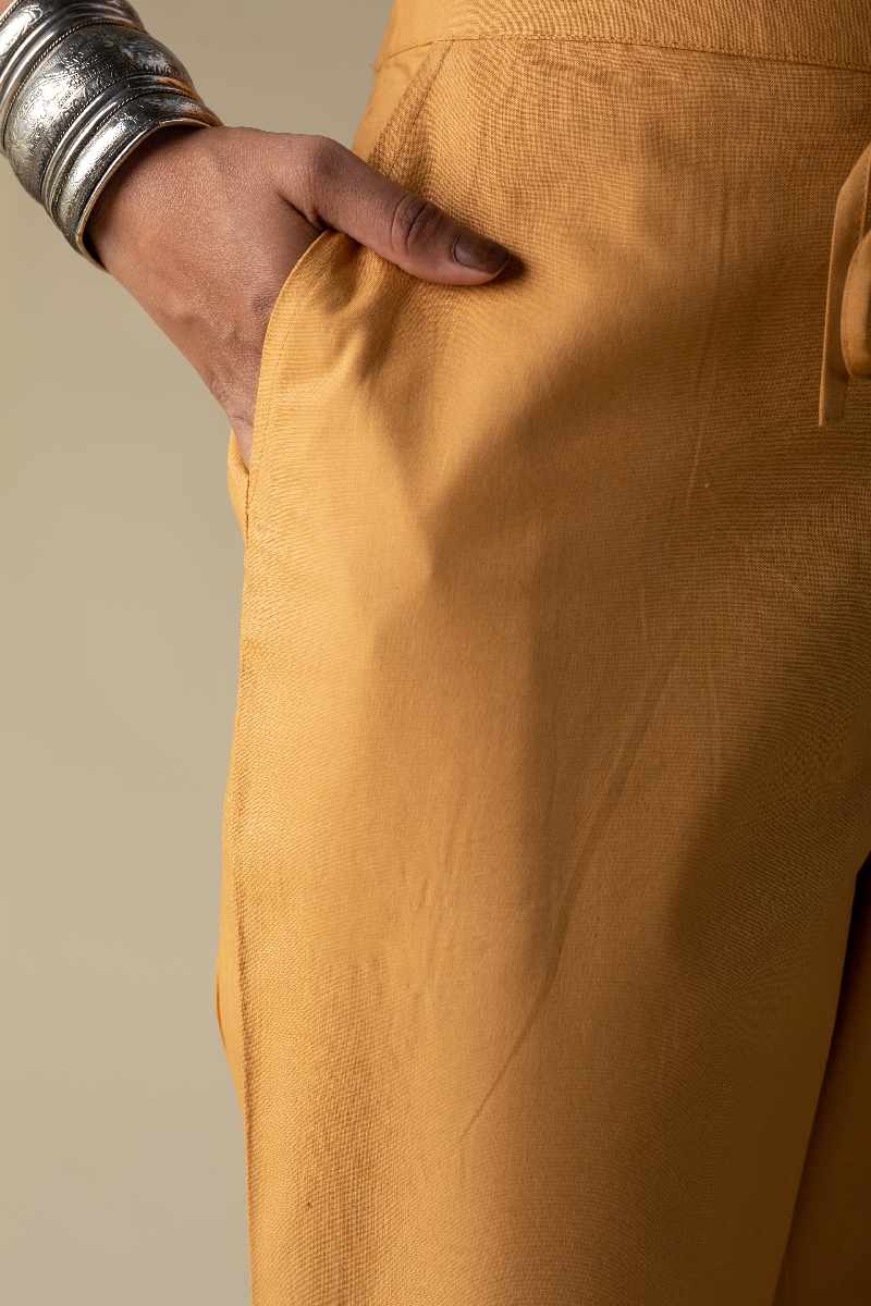 Image for Kusvaa Wsp01 Cotton Pants With Pocket Lightbeige Front New