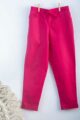 Image for Kusvaa Wsp01 Cotton Pants With Pocket Magenta Pink Closeup New