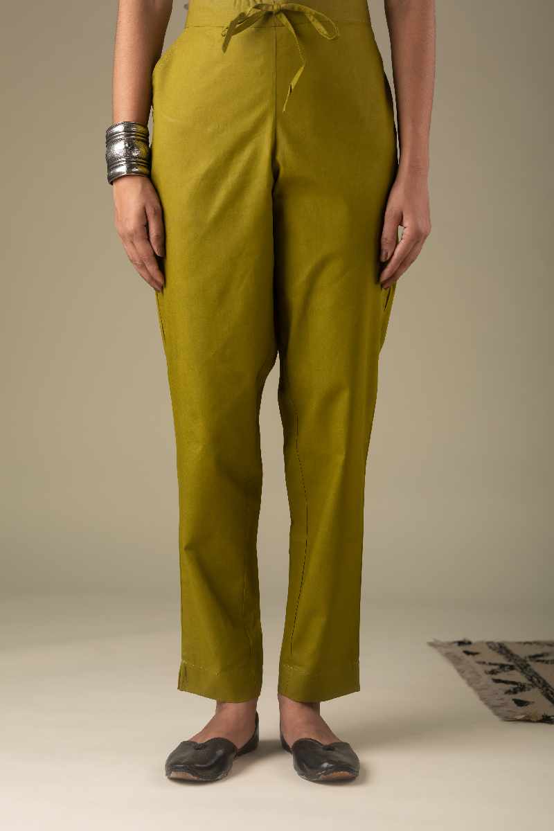 Image for Kusvaa Wsp01 Cotton Pants With Pocket Mehendigreen Featured Newest