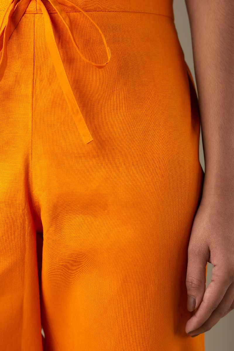 Image for Kusvaa Wsp01 Cotton Pants With Pocket Mustard Side Newest