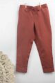 Image for Kusvaa Wsp01 Cotton Pants With Pocket Rust Closeup Renew