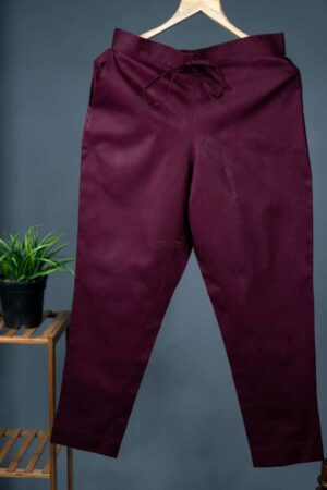 Image for Kusvaa Wsp01 Cotton Pants With Pocket Wine Featured