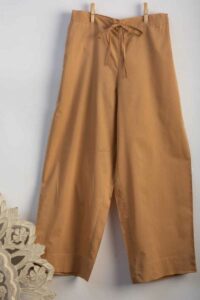 Image for Kusvaa Wsp02 Cotton Palazzo With Pocket Beige Featured New