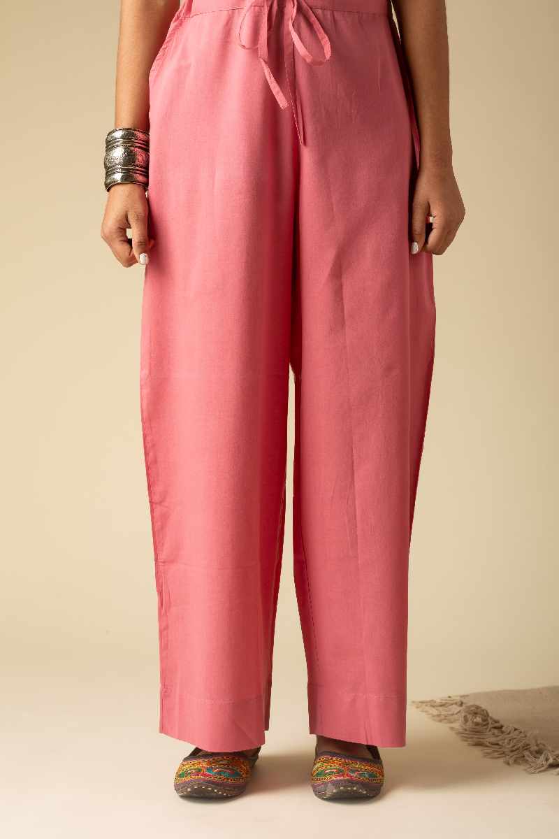 Image for Kusvaa Wsp02 Cotton Palazzo With Pocket Lightpink Featured Newest