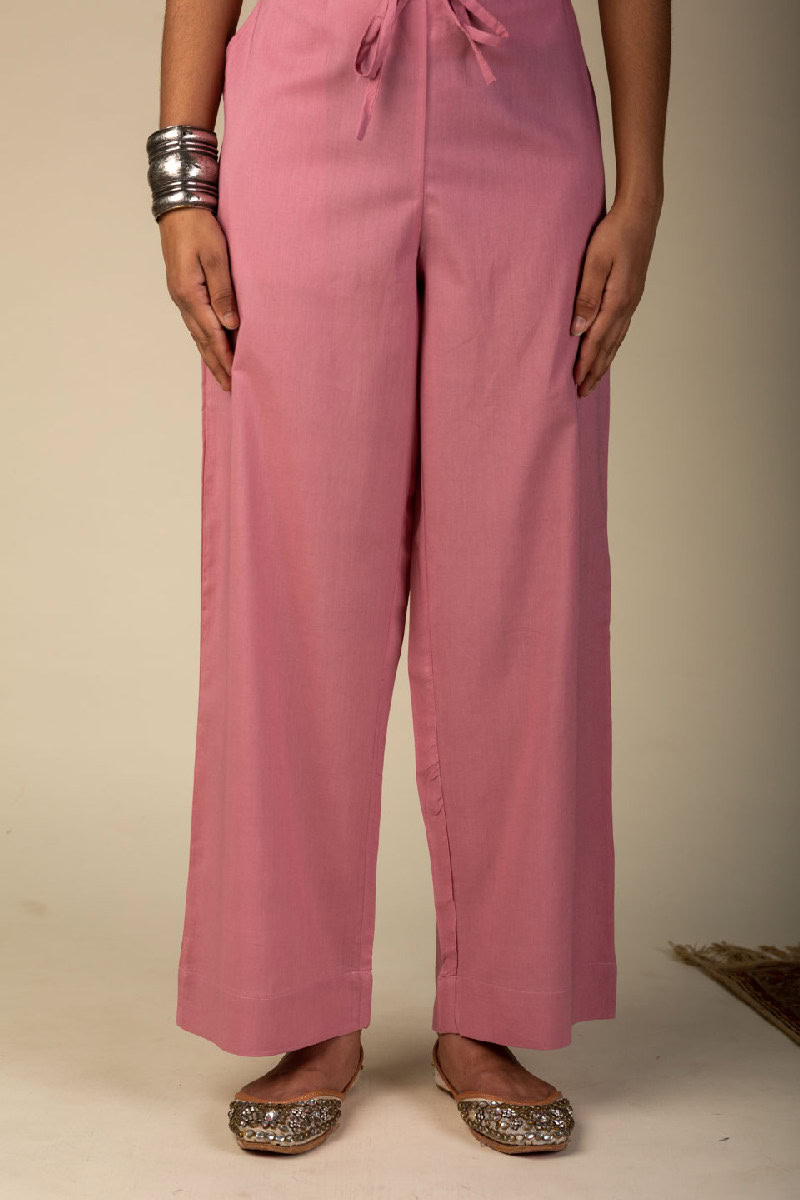 Image for Kusvaa Wsp02 Cotton Palazzo With Pocket Mauve Featured