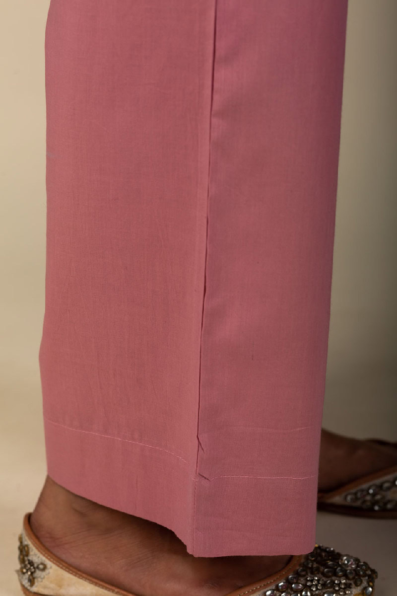 Image for Kusvaa Wsp02 Cotton Palazzo With Pocket Mauve Side