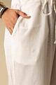 Image for Kusvaa Wsp02 Cotton Palazzo With Pocket Offwhite Side Newest
