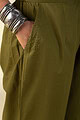 Image for Kusvaa Wsp02 Cotton Palazzo With Pocket Olivegreen Side
