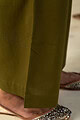 Image for Kusvaa Wsp02 Cotton Palazzo With Pocket Olivegreen Side New