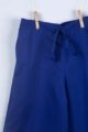 Image for Kusvaa Wsp02 Cotton Palazzo With Pocket Royal Blue Closeup 2 New