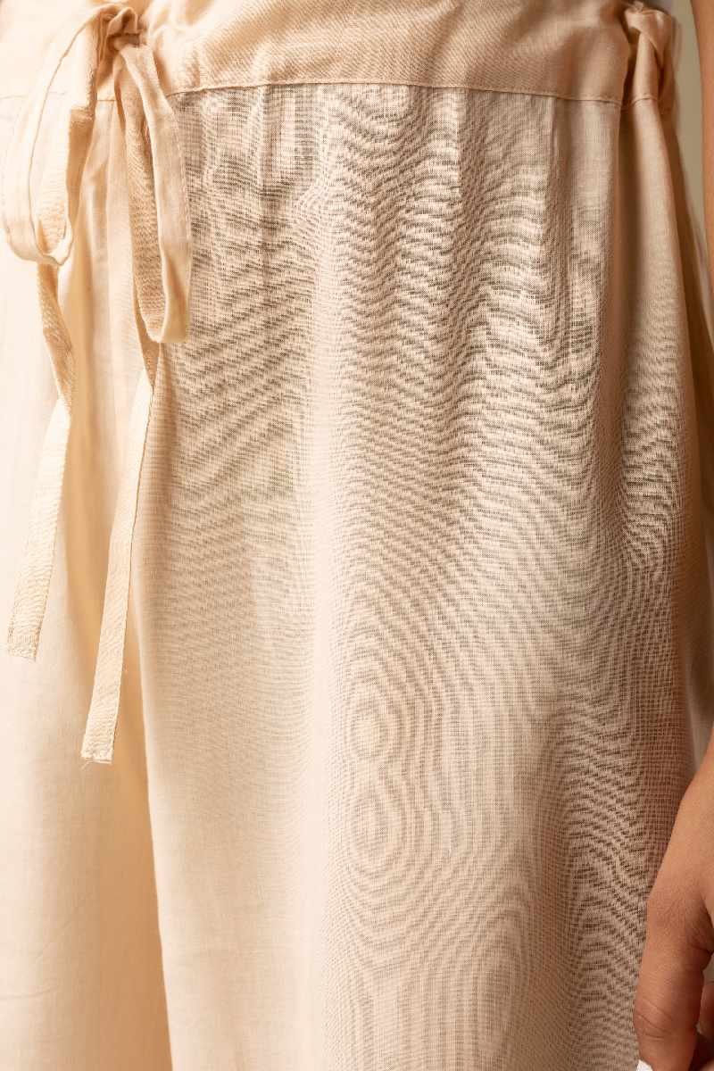 Image for Kusvaa Wsp02 Cotton Palazzo With Pocket Skin Closeup Newest