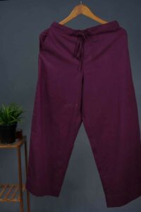 Image for Kusvaa Wsp02 Cotton Palazzo With Pocket Wine Featured