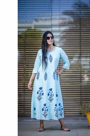 Image for Sr18 Aqua Blue Dress Featured