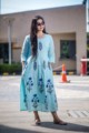 Image for Sr18 Aqua Blue Dress Front