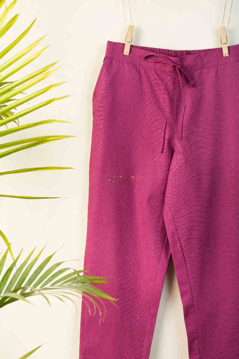 Image for Wsp01 Pants With Pocket Elasticated Waist Jamuni Closeup