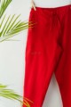 Image for Wsp01 Pants With Pocket Elasticated Waist Red Look