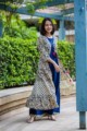 Image for Kusvaa Sr39 Indigo Kalamkari Dress Side