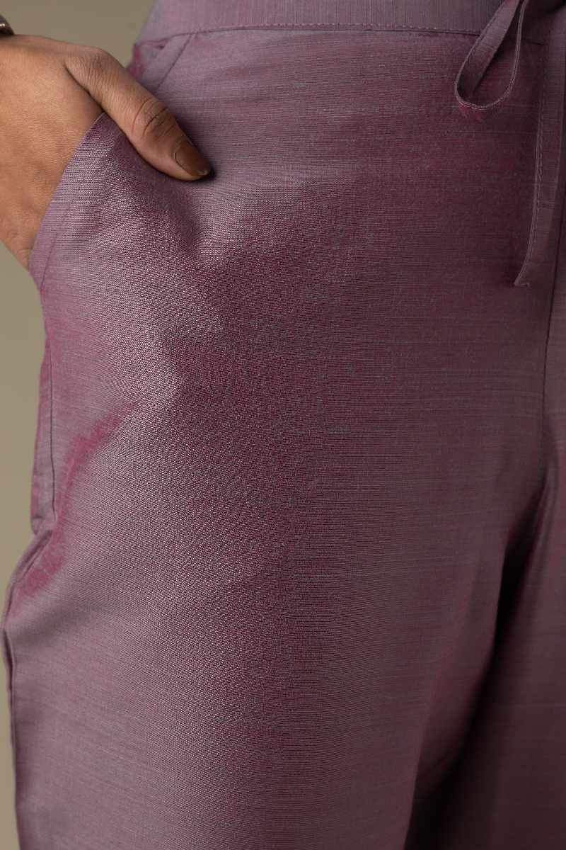 Image for Kusvaa Ws207p Cotton Silk Pants With Pocket Ash Front Newest