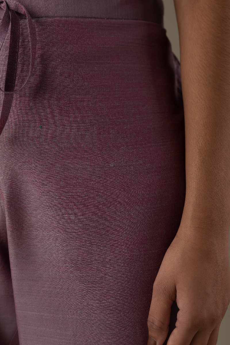 Image for Kusvaa Ws207p Cotton Silk Pants With Pocket Ash Side Newest