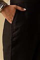 Image for Kusvaa Ws207p Cotton Silk Pants With Pocket Black Side Newest
