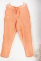 Image for Kusvaa Ws207p Cotton Silk Pants With Pocket Carrot Orange Front