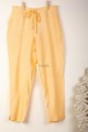 Image for Kusvaa Ws207p Cotton Silk Pants With Pocket Golden Sand Front