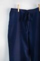 Image for Kusvaa Ws207p Cotton Silk Pants With Pocket Indigo Closeup New