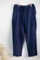 Image for Kusvaa Ws207p Cotton Silk Pants With Pocket Indigo Side New