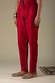 Image for Kusvaa Ws207p Cotton Silk Pants With Pocket Maroon Featured Newest