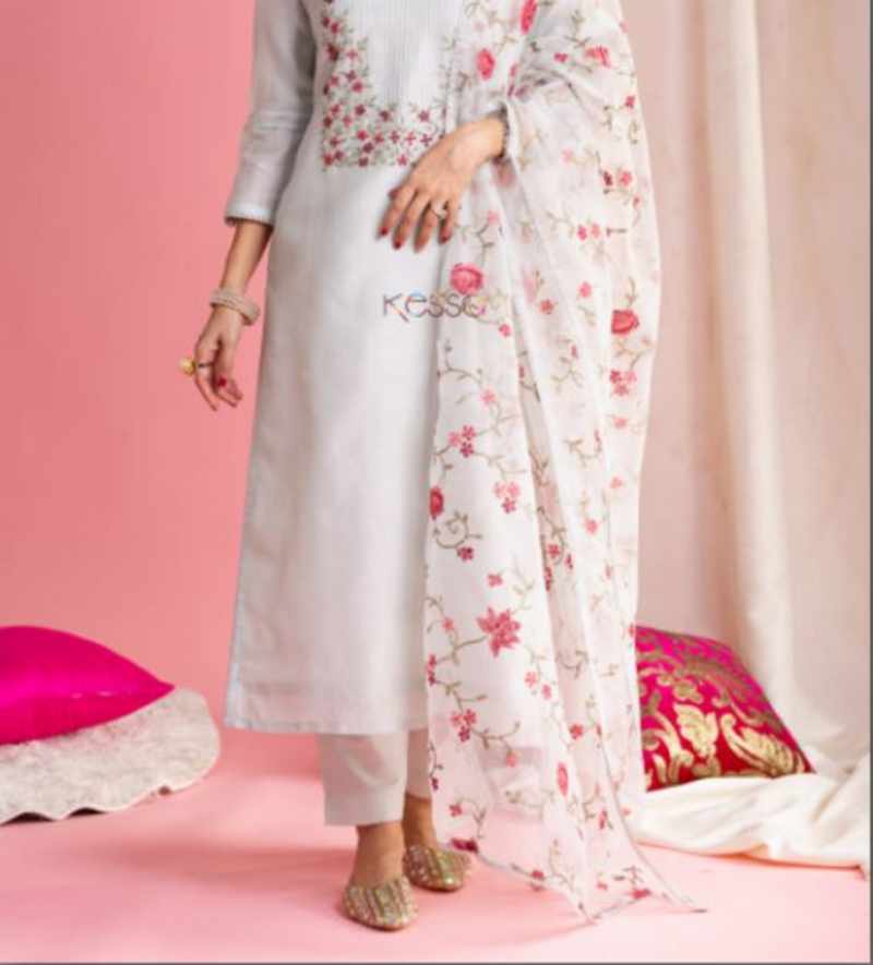 Image for Kusvaa Ws207p Cotton Silk Pants With Pocket Mint Side