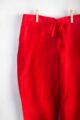 Image for Kusvaa Ws207p Cotton Silk Pants With Pocket Red Sitting New