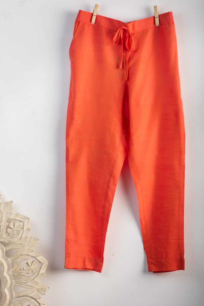 Image for Kusvaa Ws207p Cotton Silk Pants With Pocket Sindoori Featured New