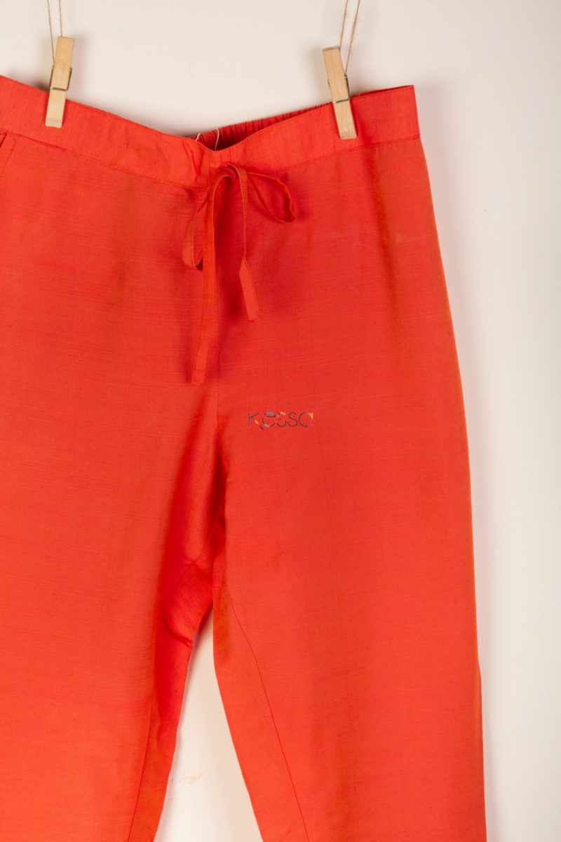 Image for Kusvaa Ws207p Cotton Silk Pants With Pocket Sindoori Front