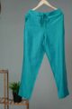 Image for Kusvaa Ws207p Cotton Silk Pants With Pocket Turquoise Featured Newest